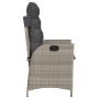 Sillón de jardín reclinable con cojines ratán PE gris claro de , Sillas de jardín - Ref: Foro24-365262, Precio: 121,08 €, Des...