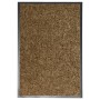 Felpudo lavable marrón 40x60 cm de vidaXL, Felpudos - Ref: Foro24-323433, Precio: 24,28 €, Descuento: %