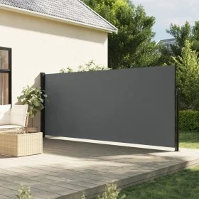Toldo lateral retráctil gris antracita 180x500 cm de , Sombrillas - Ref: Foro24-4004458, Precio: 102,73 €, Descuento: %