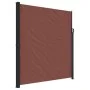 Toldo lateral retráctil marrón 220x500 cm de , Sombrillas - Ref: Foro24-4004479, Precio: 139,30 €, Descuento: %