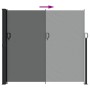 Toldo lateral retráctil gris antracita 180x500 cm de , Sombrillas - Ref: Foro24-4004458, Precio: 125,97 €, Descuento: %