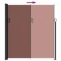Toldo lateral retráctil marrón 220x500 cm de , Sombrillas - Ref: Foro24-4004479, Precio: 139,30 €, Descuento: %