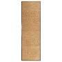 Felpudo lavable crema 60x180 cm de vidaXL, Felpudos - Ref: Foro24-323465, Precio: 53,89 €, Descuento: %