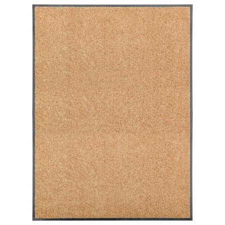 Felpudo lavable crema 90x120 cm de vidaXL, Felpudos - Ref: Foro24-323466, Precio: 56,06 €, Descuento: %