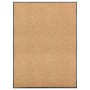 Felpudo lavable crema 90x120 cm de vidaXL, Felpudos - Ref: Foro24-323466, Precio: 56,06 €, Descuento: %
