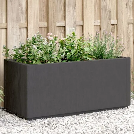 Jardinera PP gris oscuro 80x36x35 cm de , Maceteros y jardineras - Ref: Foro24-368777, Precio: 84,94 €, Descuento: %