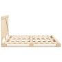 Estructura de cama con cabecero madera maciza de pino 200x200cm de , Camas y somieres - Ref: Foro24-3281555, Precio: 243,28 €...