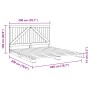 Estructura de cama con cabecero madera maciza de pino 200x200cm de , Camas y somieres - Ref: Foro24-3281555, Precio: 243,28 €...