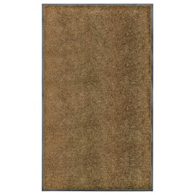 Felpudo lavable marrón 90x150 cm de vidaXL, Felpudos - Ref: Foro24-323437, Precio: 65,44 €, Descuento: %