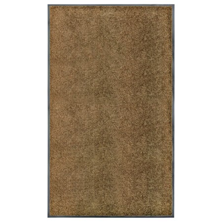Felpudo lavable marrón 90x150 cm de vidaXL, Felpudos - Ref: Foro24-323437, Precio: 65,44 €, Descuento: %