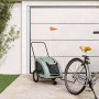 Remolque de bicicleta mascotas hierro tela Oxford gris de , Cochecitos para mascotas - Ref: Foro24-93979, Precio: 114,25 €, D...