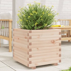 Jardinera madera maciza de pino 50x50x49,5 cm de , Maceteros y jardineras - Ref: Foro24-3282514, Precio: 113,26 €, Descuento: %
