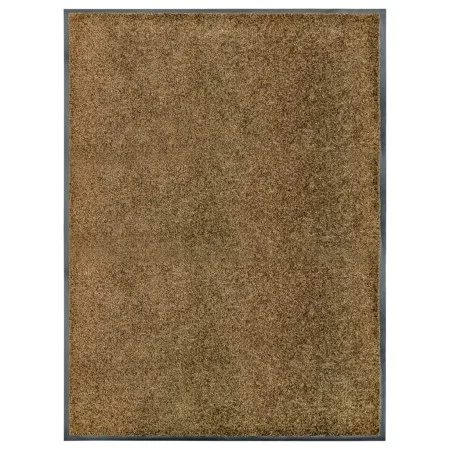 Brown washable doormat 90x120 cm by vidaXL, Doormats - Ref: Foro24-323436, Price: 62,62 €, Discount: %