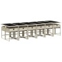 Set comedor jardín y cojines 13 pzas ratán sintético gris claro de , Conjuntos de jardín - Ref: Foro24-3278074, Precio: 828,1...