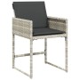 Set comedor jardín y cojines 13 pzas ratán sintético gris claro de , Conjuntos de jardín - Ref: Foro24-3278074, Precio: 828,1...