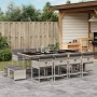 Set comedor jardín y cojines 13 pzas ratán sintético gris claro de , Conjuntos de jardín - Ref: Foro24-3278110, Precio: 658,7...