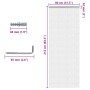 Mosquitera de cadena para puerta aluminio 80x212 cm de , Mosquiteras para ventanas - Ref: Foro24-4010009, Precio: 75,35 €, De...