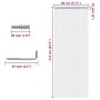 Mosquitera de cadena para puerta aluminio 80x212 cm de , Mosquiteras para ventanas - Ref: Foro24-4010009, Precio: 73,97 €, De...