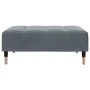 Sofá cama de 2 plazas con taburete terciopelo gris oscuro de , Sofás - Ref: Foro24-3258152, Precio: 374,60 €, Descuento: %