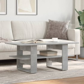 Mesa de centro madera de ingeniería gris hormigón 102x55x42 cm de , Mesas de centro - Ref: Foro24-823265, Precio: 57,40 €, De...
