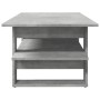 Mesa de centro madera de ingeniería gris hormigón 102x55x42 cm de , Mesas de centro - Ref: Foro24-823265, Precio: 57,40 €, De...