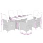Set de comedor de jardín 7 pzas y cojines ratán sintético negro de , Conjuntos de jardín - Ref: Foro24-3276700, Precio: 776,2...