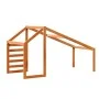 Solid pine wood children's bed canopy in brown, 188x82x113 cm by , Accessories for beds and slatted bases - Ref: Foro24-84688...