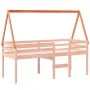 Solid pine wood children's bed canopy in brown, 209x95.5x88 cm by , Accessories for beds and slatted bases - Ref: Foro24-8469...