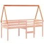 Solid wood brown children's bed canopy 199x80.5x88 cm by , Accessories for beds and slatted bases - Ref: Foro24-846957, Price...