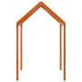 Solid brown wood children's bed canopy 217x95.5x159 cm by , Accessories for beds and slatted bases - Ref: Foro24-846960, Pric...