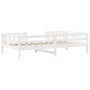 Estructura de cama madera maciza de pino blanco 90x200 cm de , Camas y somieres - Ref: Foro24-846974, Precio: 157,22 €, Descu...