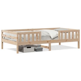 Estructura de cama madera maciza de pino 80x200 cm de , Camas y somieres - Ref: Foro24-846976, Precio: 101,06 €, Descuento: %
