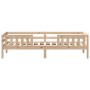 Estructura de cama madera maciza de pino 80x200 cm de , Camas y somieres - Ref: Foro24-846976, Precio: 101,06 €, Descuento: %