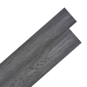 Lamas para suelo autoadhesivas PVC blanco y negro 5,02 m² 2 mm en Materiales de construcción | Comprar online en Foru.es
