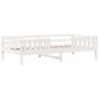 Estructura de cama madera maciza de pino blanco 75x190 cm de , Camas y somieres - Ref: Foro24-846983, Precio: 99,64 €, Descue...