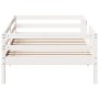 Estructura de cama madera maciza de pino blanco 75x190 cm de , Camas y somieres - Ref: Foro24-846983, Precio: 99,64 €, Descue...