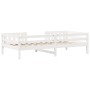 Estructura de cama madera maciza de pino blanco 75x190 cm de , Camas y somieres - Ref: Foro24-846983, Precio: 99,64 €, Descue...