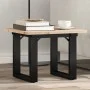 Center table with solid pine wood frame and iron, 50x50x35 cm by , Coffee table - Ref: Foro24-3282659, Price: 59,04 €, Discou...