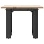 Center table with solid pine wood frame and iron, 50x50x35 cm by , Coffee table - Ref: Foro24-3282659, Price: 59,04 €, Discou...