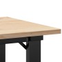 Mesa de centro marco O madera maciza pino y hierro 50x50x35 cm de , Mesas de centro - Ref: Foro24-3282659, Precio: 59,98 €, D...