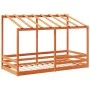 Kinderbett mit massivem Kieferndach in Braun 90x200 cm. von , Betten und Lattenroste - Ref: Foro24-847002, Preis: 128,88 €, R...