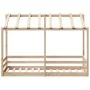Children's bed with solid pine wood roof 75x190 cm by , Beds and slatted bases - Ref: Foro24-847009, Price: 104,21 €, Discoun...