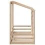 Children's bed with solid pine wood roof 75x190 cm by , Beds and slatted bases - Ref: Foro24-847009, Price: 104,21 €, Discoun...