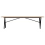 Mesa de centro marco X madera maciza pino y hierro 160x40x45 cm de , Mesas de centro - Ref: Foro24-3282690, Precio: 84,77 €, ...