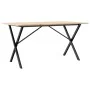 Mesa de comedor marco X madera maciza pino y hierro 160x80x75cm de , Mesas de cocina y de comedor - Ref: Foro24-3282699, Prec...