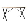 Mesa de comedor marco X madera maciza pino y hierro 160x80x75cm de , Mesas de cocina y de comedor - Ref: Foro24-3282699, Prec...