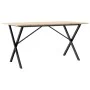 Mesa de comedor marco X madera maciza pino y hierro 160x80x75cm de , Mesas de cocina y de comedor - Ref: Foro24-3282699, Prec...