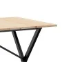 Mesa de comedor marco X madera maciza pino y hierro 160x80x75cm de , Mesas de cocina y de comedor - Ref: Foro24-3282699, Prec...