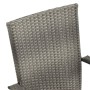 Sillas de jardín apilables 6 unidades ratán sintético gris de vidaXL, Sillas de jardín - Ref: Foro24-310088, Precio: 275,89 €...