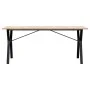 Mesa de comedor marco Y madera maciza pino y hierro 180x90x75cm de , Mesas de cocina y de comedor - Ref: Foro24-3282722, Prec...